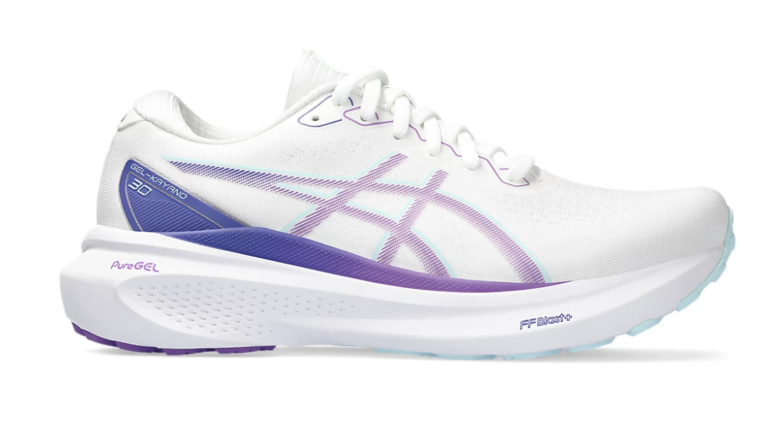 Asics Gel Kayano 30 Womens White Cyber Grape
